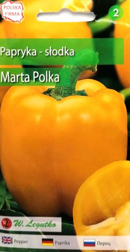 Pepper Yellow Marta Polka Seeds - Irish Plants Direct