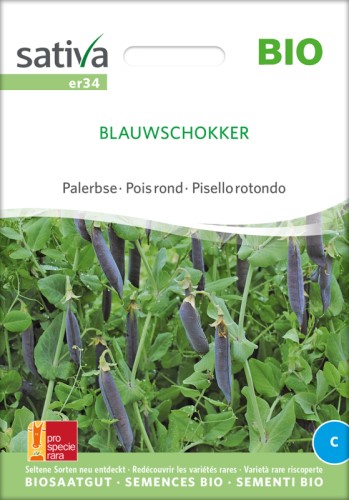 Pea Garden Blauwschokker ORGANIC Seeds
